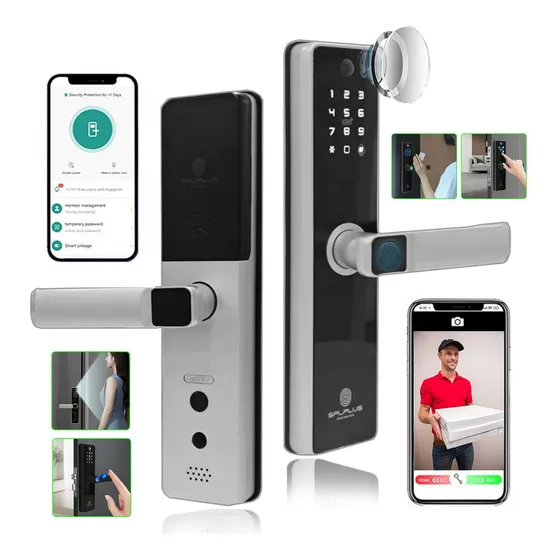 Fechadura Eletronica Smart Biometria Senha C/câmera + App