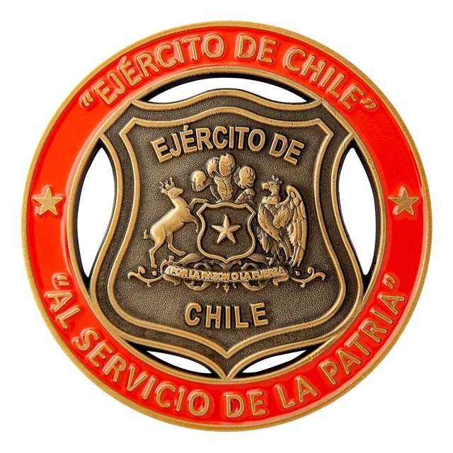 Moneda Ejercito De Chile Al Servicio De La Patria