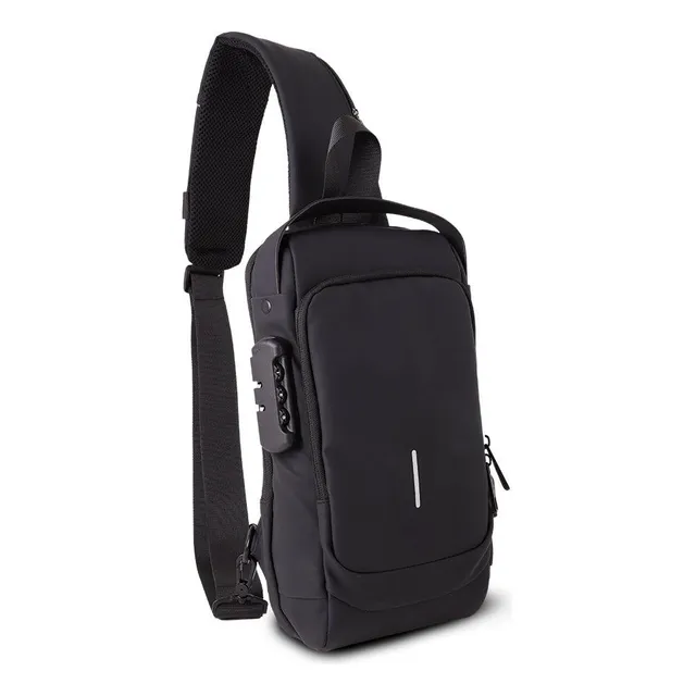 Mochila Antirrobo Mini Mariconera Impermeable Con Puerto Usb
