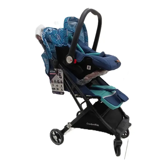 Coche Active 3 En 1 Tipo Maleta + Silla De Carro+portabebes