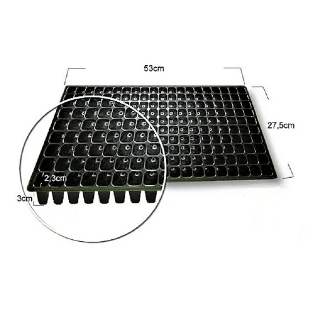 Bandejas De Germinacion Semilla Hortalizas 200 Celdas 7 Pack