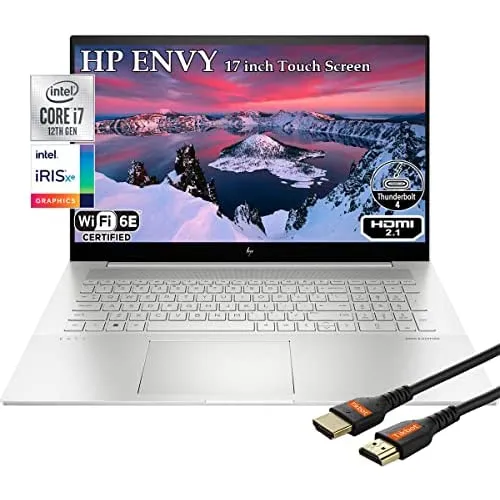 Laptop Hp Envy  17 Inch Touch Screen, Windows 11, Intel I7-1
