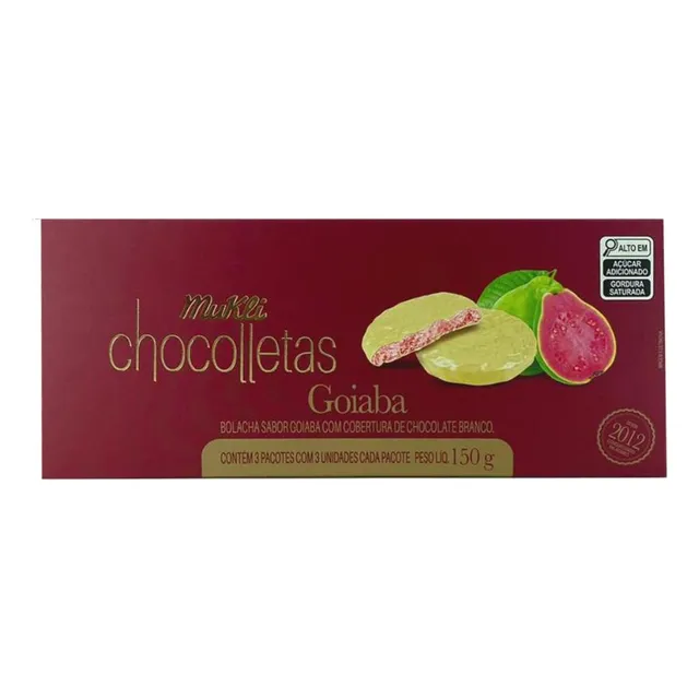 Chocolletas Sabor Goiaba Mukli 150g