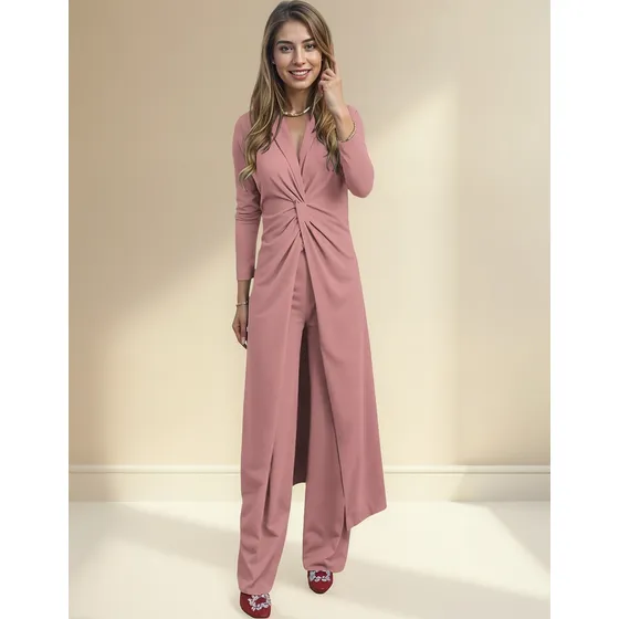Conjunto Dama Elegante Modelo Camila Maxiblusa Y Pantalon