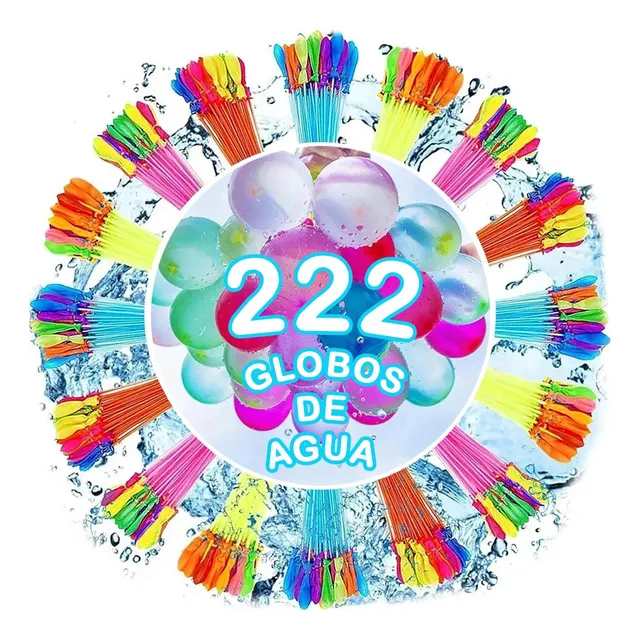 222 Globos De Agua De Colores Llenado Rápido Autosellables