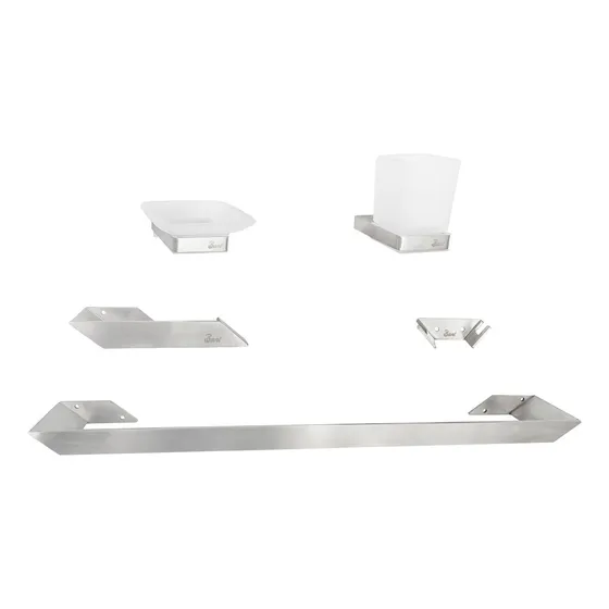Accesorios De Baño 5 Pcs Brush Nickel