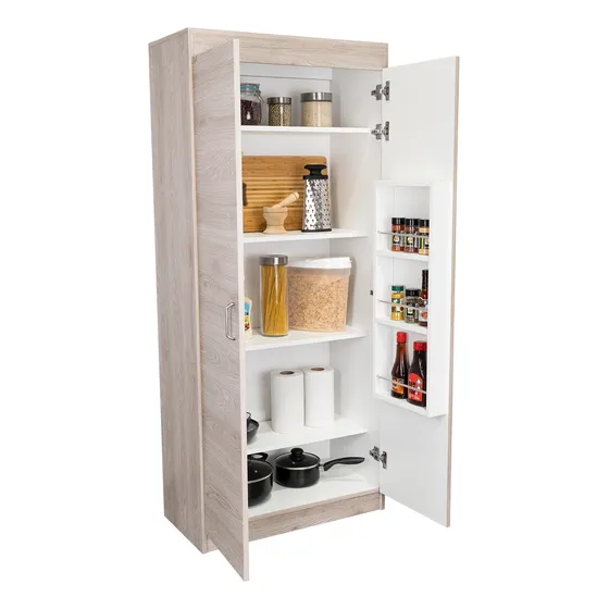 Mueble Alacena Varese 160 X 70 Rta Ceniza