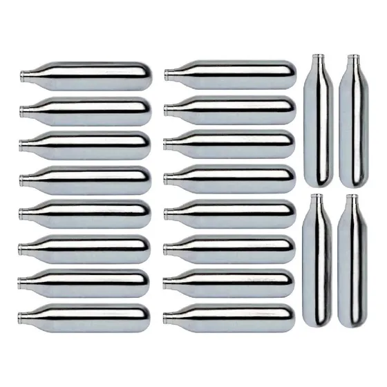 Pipetas De Co2 Gas Comprimido Para Pistolas 12g  Pack X20