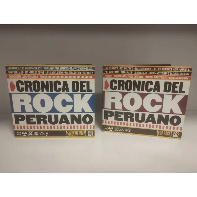 Cds  Crónica Del Rock Peruano Cds 1 Y 2 
