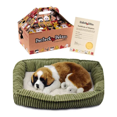 Perfect Petzzz, cachorro de peluche, respira San Bernardo