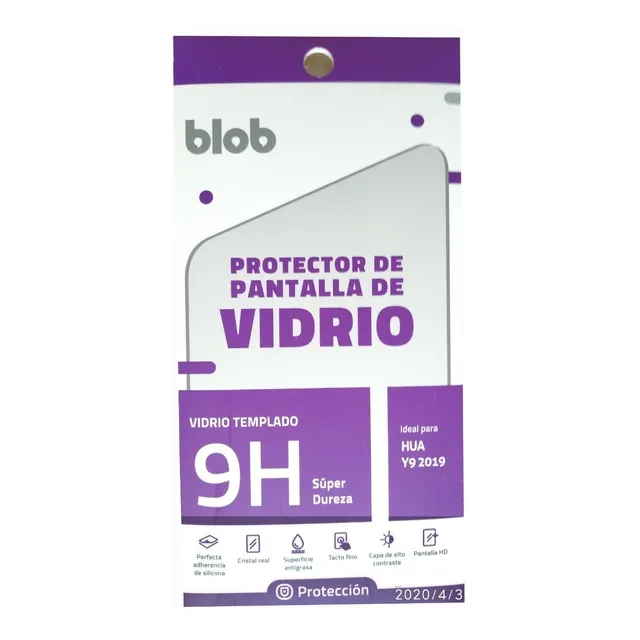 Mica De Cristal Protector De Pantalla Huawei Y9 2019 9h