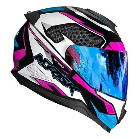 Capacete Norisk Razor Speedmax Rosa Masculino Feminino Cor Rosa Banco Tamanho Do Capacete 56