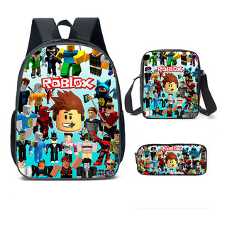 Nueva Mochila Roblox Para Estudiantes De Primaria, Kit De 3 Nueva Mochila Roblox Para Estudiantes De Primaria, Kit De 3