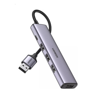 Hub Usb 3.0 Adaptador 4 En 1 Ugreen 4 Usb 3.0 1 Usb C 5v In Hub Usb 3.0 Adaptador 4 En 1 Ugreen 4 Usb 3.0 1 Usb C 5v In
