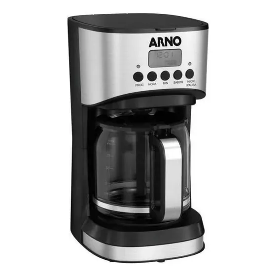 Cafetera Arno New Element 1.8 Litros Negro Digital Febo