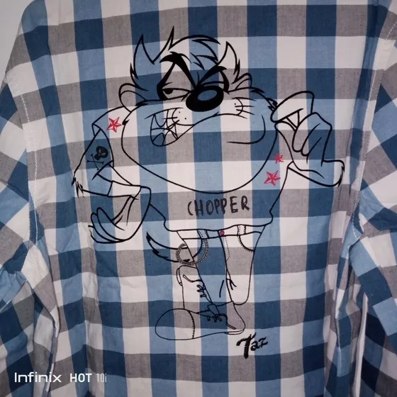 Camisas Manga Larga Para Niños Talla 8 Tazmania 
