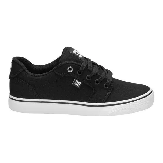 Tênis Dc Shoes Anvil Tx La Black/white Lona