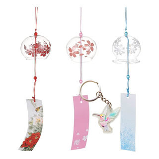 3ps Campanas Viento Japonesas Colgantes Hechos Mano Regalo 3ps Campanas Viento Japonesas Colgantes Hechos Mano Regalo