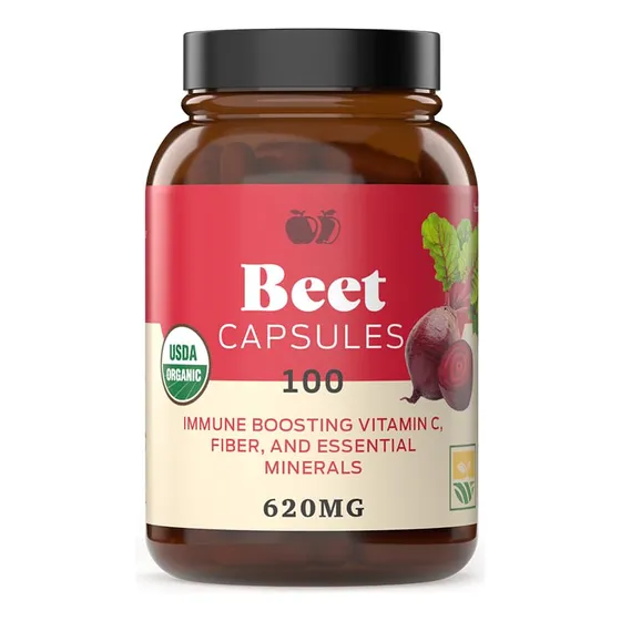 Cápsulas De Raíz De Remolacha Complete Natural Products Orga