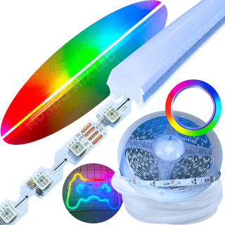05mt Neon Flex Fita Led Rgbw Digital 6mm Segunda Geração 12v 05mt Neon Flex Fita Led Rgbw Digital 6mm Segunda Geração 12v