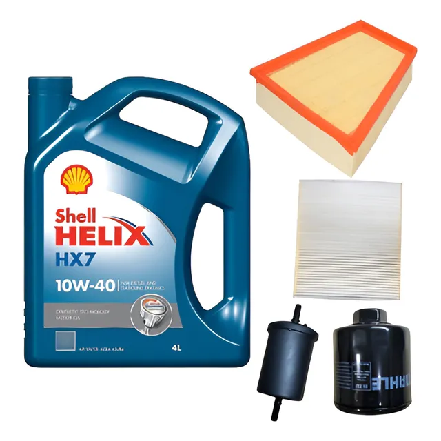 Kit Service 4 Filtros Y Aceite 10w40 Vw Fox/suran/gol Trend