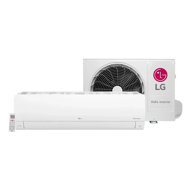Split Hiwall Inverter LG Dual Compact +ia 12000btu Frio 220v 220v Split Hiwall Inverter LG Dual Compact +ia 12000btu Frio 220v 220v