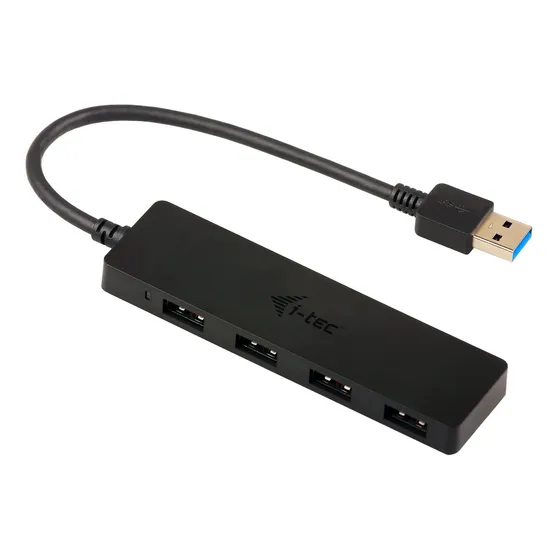 I-tec Hub Usb 3.0 Slim 4 Puerto Pasivo Negro