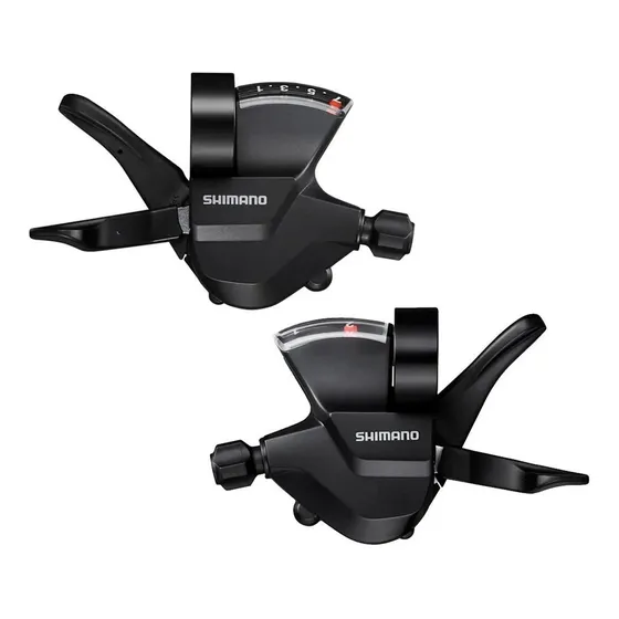 Par Shifters Shimano Altus M315 3x7 C/ Visor C/ Abraz