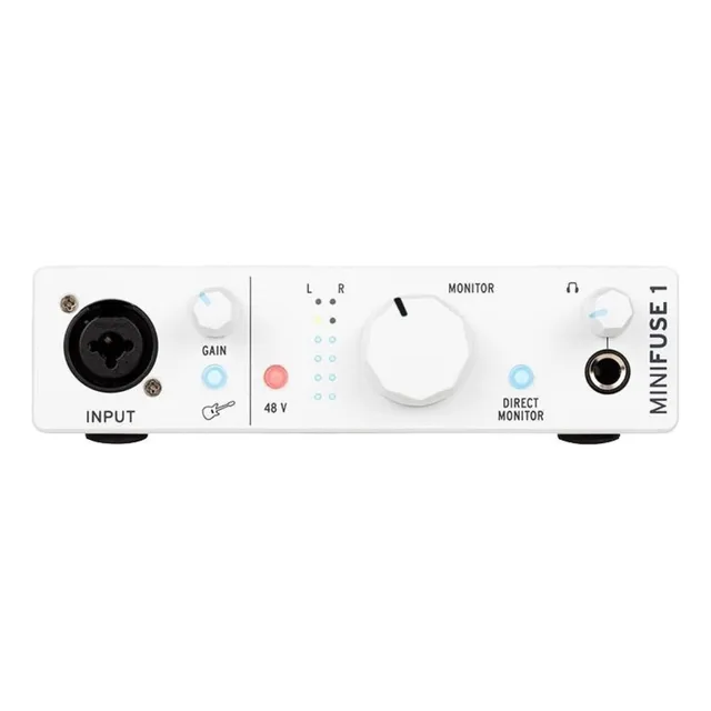 Interfaz De Audio Minifuse 1 Arturia De 1 Canal Blanca