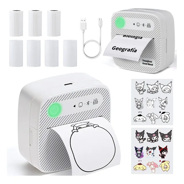 Impresora Térmica Pequeña Bluetooth Inalámbrica Android Ios