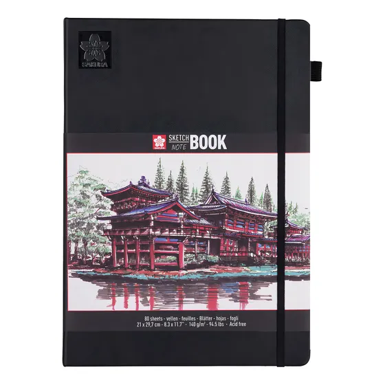 Sakura Sketchbook A4 Blanco Crema 80 hojas lisa 1 materias unidad x 1 29.7cm x 21cm sketchbook note