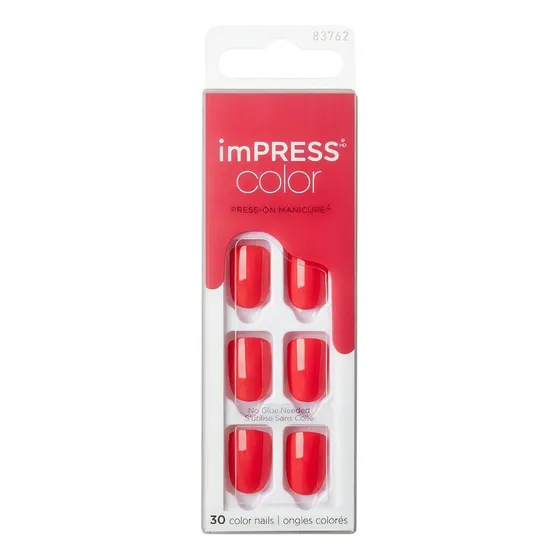 Set De 30 Uñas Press On - Marca Impress - Modelo Reddy