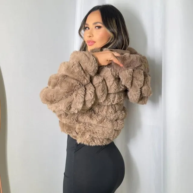 Jaqueta Bomber Pelos Tam P M G Gg Outono Inverno 2025
