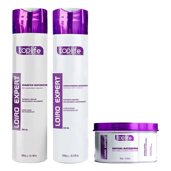 Kit Manutenção Capilar Para Loiras Matiza, Hidrata E Nutri