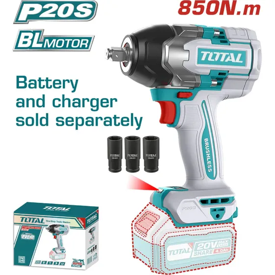 Llave Pistola De Impacto Inalambrica 20v
