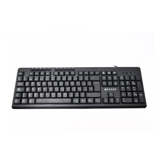 Kit completo Teclado, Mouse y Bocinas Naceb Technology Na-228 Diseño ergonómico (Bocinas 2 Altavoces de 60 PMPO) (Teclado 114 Teclas de membrana) (Mouse Resolución de 1000 DPI)