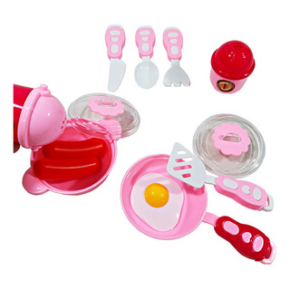 Conjunto De Panelas, Talheres, Comida E Temperos Infantil Conjunto De Panelas, Talheres, Comida E Temperos Infantil