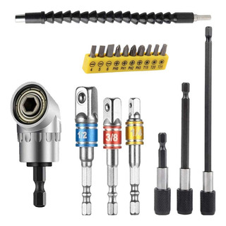 Extensión Para Adaptador De Taladro Accesorios Flexible 18pc Extensión Para Adaptador De Taladro Accesorios Flexible 18pc