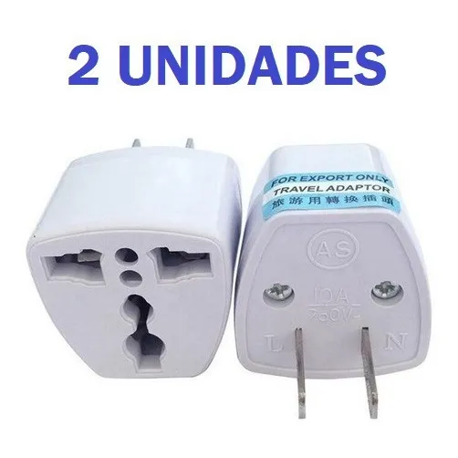 Adaptador Convertidor De Corriente Europeo A Plug Americano