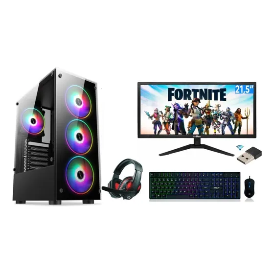 Computador Gamer I7 3770 16gb Ssd 480 Geforce 4gb Monitor 21