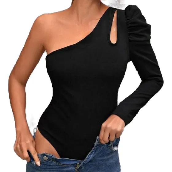 Body Dama Bodysuit Manga Larga Moda 2 X Precio Publicado