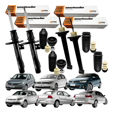 Kit Amortecedor Dianteiro Traseiro C/kit Gol Voyage G5 G6 G7