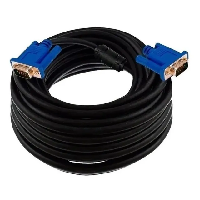 Cable Vga Video 20m Pc Full Hd 1080p Monitor Pantalla Macho