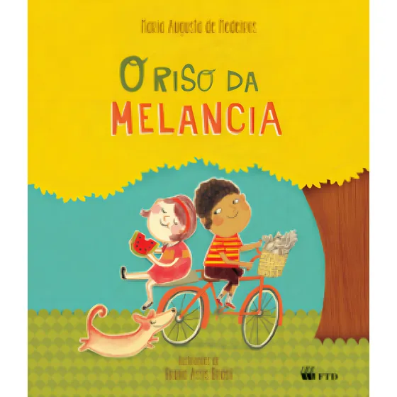 O riso da melancia, de Maria Augusta de Medeiros. Editorial FTD (PARADIDATICOS), tapa mole en português