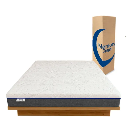 Colchón Memory Foam En Caja 10 Años Garantía Matrimonial