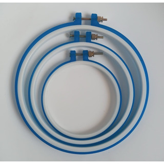 Juego Aros Para Bordar De Plástico Con Tornillo (3 Piezas) Juego Aros Para Bordar De Plástico Con Tornillo (3 Piezas)