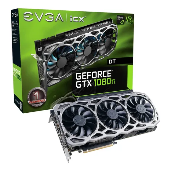 Placa Gráfica Evga Geforce Gtx 1080 Ti Ftw3 Dt Gaming 11gb
