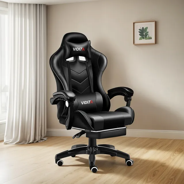 Silla Gamer Reclinable Ergonomica Cómoda Con Descansa Pies