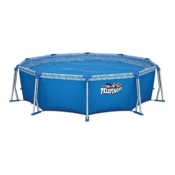 Pileta estructural redonda Pelopincho 1102 con capacidad de 5500 litros 3.05 m de diámetro