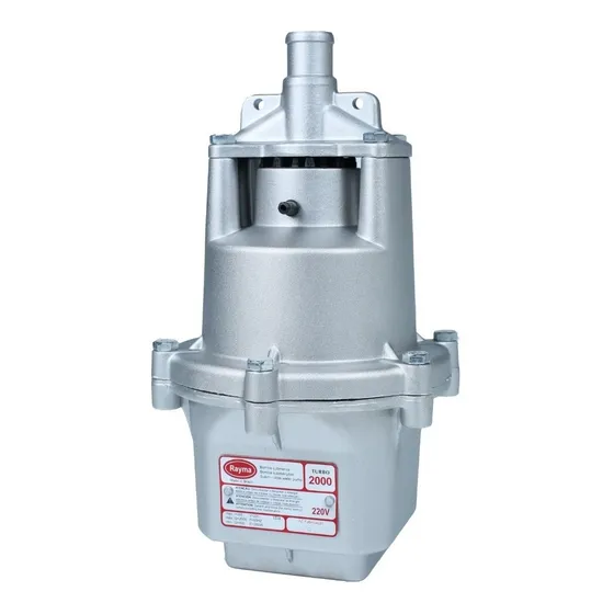 Bomba De Água Sapo Rayma Turbo 2000 Submersa/poço 380w 1pol 220V
